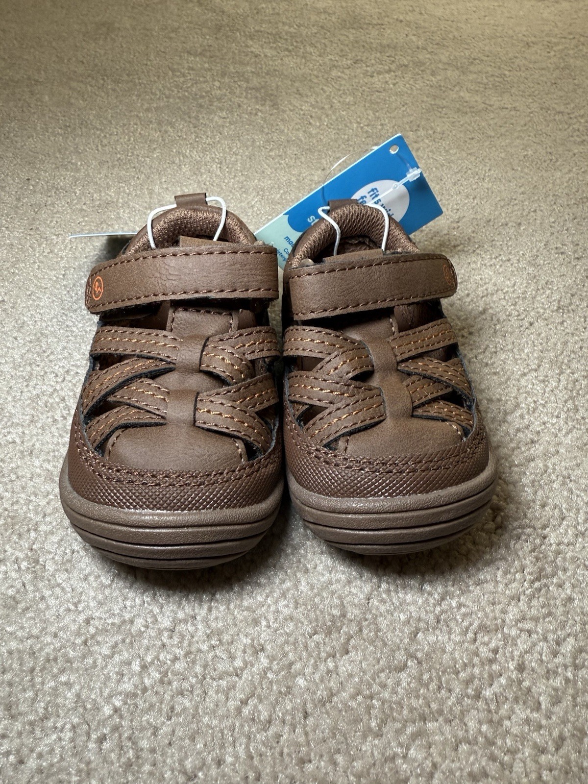 Stride Rite Brown Baby Shoes Size 3m