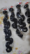 Brazilian Human Hair Body Wave Weft Extensions, Black, 4 Bundles 18,20,22,24