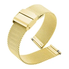 16MM Milanese Mesh Watch Band 316L Stainless Steel Watch Bracelet Waterproof NEW