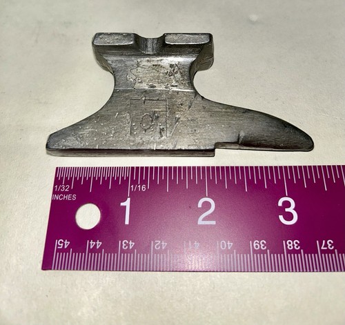 VINTAGE STAHL MINI AMBOSS #4 MARKENLOS - Bild 7 von 9