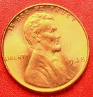 1948-S Lincoln Wheat Cent Penny GEM RED BU From an Original Bank Roll