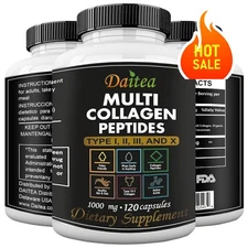 Collagen Complex 120 Capsules Help Promotes Joint Skin Cardiovascular Health