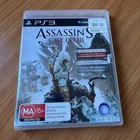 Assassin’s Creed 3 - Video Game Playstation 3 PS3 PAL GENUINE Assassins