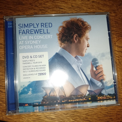 Simply Red - Farewell Live In Concert At Sydney Opera House DVD + CD 2010 Rare