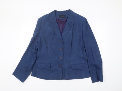 Alexon Damen Blazer blau Größe 16 klassisch gefüttert