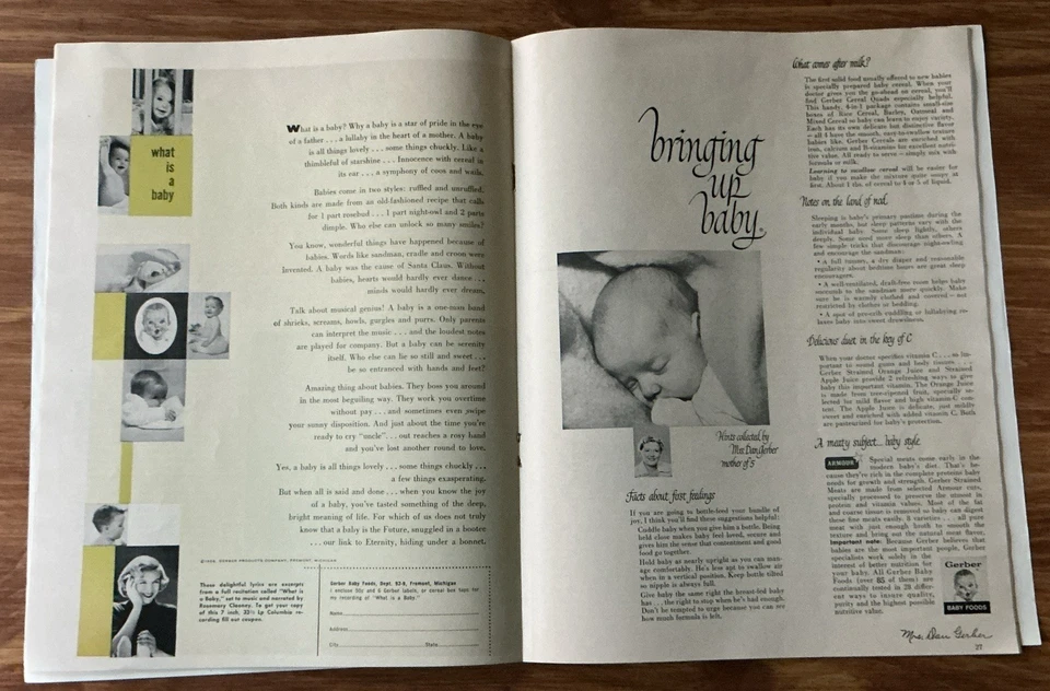 Baby Care Manual published by Parent’s Magazine, First Year’s Record Chart 1959  - Image 3 of 4