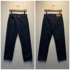 90s vintage levis 501 jeans denim pants button fly made in usa size 30 443296