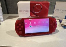 PSP 3000 Radiant Red RR Box Console Charger BOX