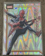 2026 Topps Chrome Marvel Spider-Punk Raywave Refractor #166