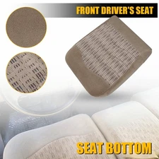 Left Driver Side Bottom Cloth TAN Replacement Seat Cover Fit for F150 F250 F350