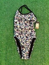 TYR One Piece swimsuit Multi Color Bathing Suit Size M 30 NWT