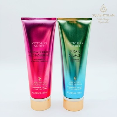 Victoria's Secret Strawberries & Champagne Fragrance Body Lotion 8oz RARE FIND