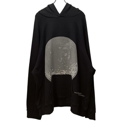 A.F ARTEFACT Numbering Print Raglan Sleeve Oversized Hoodie Hoody F Used NE51-0