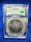 1885-O $1 Morgan Silver Dollar - CAC MS63