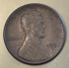 195? Lincoln Wheat One Cent Error Coin The Last Number In Date Missing Entirely