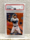 2025 Topps Finest - Common Yankees Aaron Judge #51 Orange Refractor #11/25 PSA 9