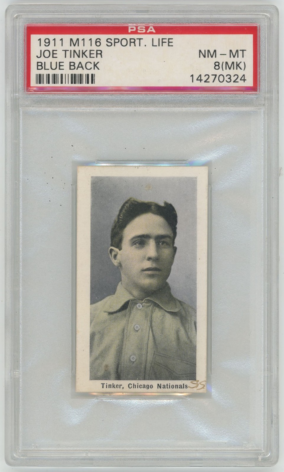 1911 M116 Sporting Life Joe Tinker PSA 8 mk 717432