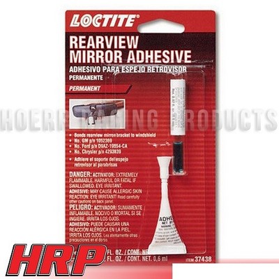 Loctite 37438 Rearview Mirror Adhesive Kit 0.3CC, Permanent Results