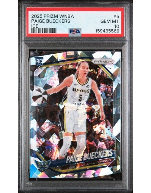 Paige Bueckers [Ice] #5 - 2025 Panini Prizm WNBA Basketball PSA 10
