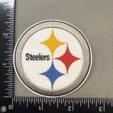 PITTSBURGH STEELERS IRON ON EMBROIDERED PATCH L