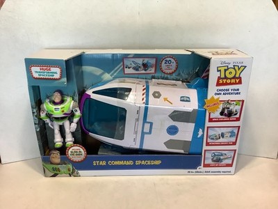 2018 NIB Disney Toy Story Buzz Lightyear Star Command Spaceship Glow In The Dark