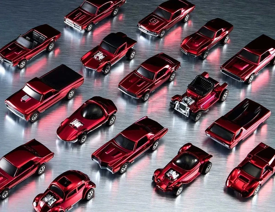 Mattel 80th Anniversary Hot Wheels Original 16 Rally Case Set SEALED IN HAND - Image 3 of 3