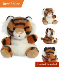 Adorable Palm Pals Indy Tiger Stuffed Animal - Pocket-Sized Play - Collectabl...