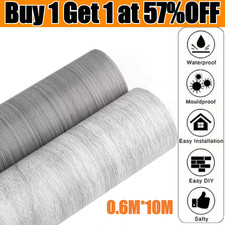 10M Wood Effect Vinyl Wrap Self-Adhesive Film Sticker Worktop Covering Wallpaper