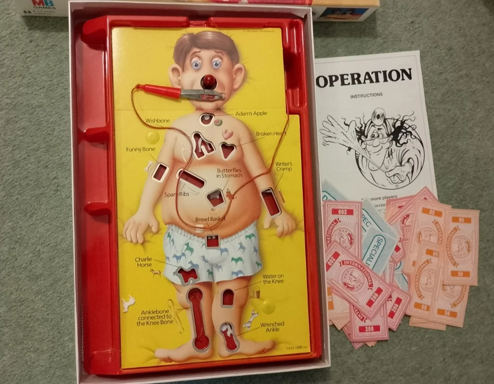 Operation Vintage Board Game by MB Games complete 1996 version - Image 2 of 3