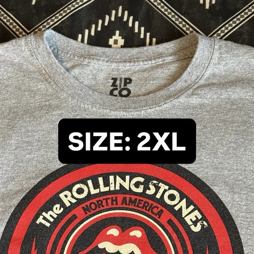 ROLLING STONES Zip Code Tour 2015 Licensed Concert T-Shirt. 2XL Preowned NV - Bild 10 von 14