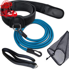 Swim Tether Stationary Swimming,Swim Resistance Belt, Swim Bungee Training Be...