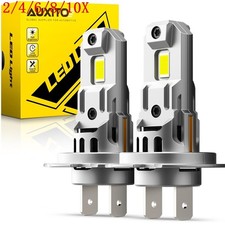 AUXITO H7 LED Low High Beam Headlight Bulb Super 20000LM Bright 6500K GFM 2/4X