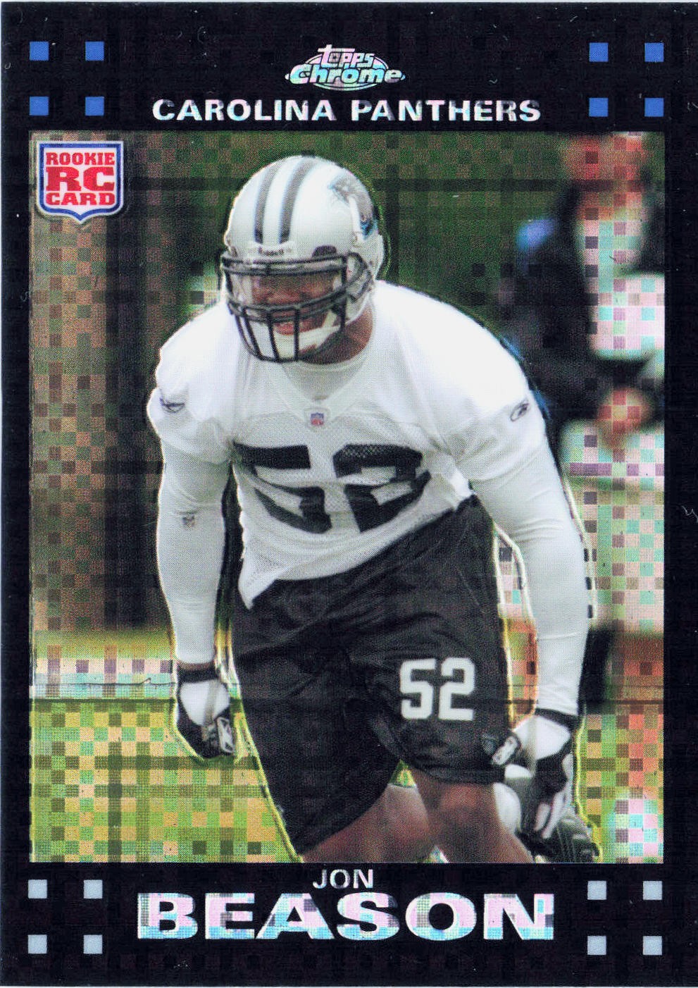2007 Topps Chrome Xfractor Jon Beason #TC245 Rookie