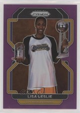 2022 Panini Prizm WNBA Purple Prizm 54/99 Lisa Leslie #194 HOF nd3
