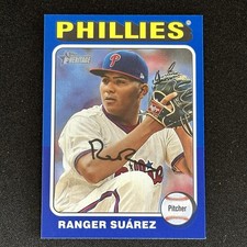 2024 Topps Heritage High Number Ranger Suarez Blue Border #685 Phillies