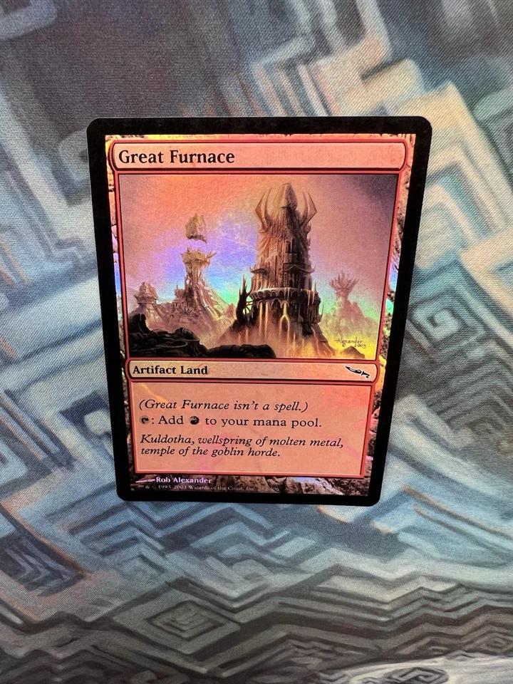 MTG Foil Great Furnace EX/LP- Mirrodin - Image 3 of 4