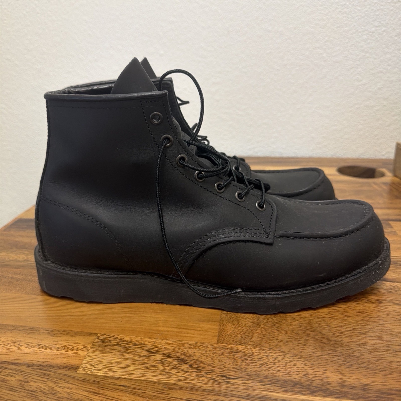 Red Wing Shoes #8074 Men’s Black Leather Lace-Up Ankle Boots US 11.5 D EUR 45 3