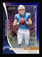 2019 Panini Absolute Rookie Blue Spectrum 4/50 Easton Stick #117 7zf