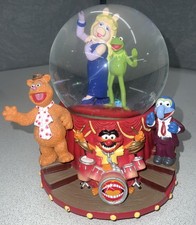 Vintage The Muppets Snow Globe –Miss Piggy & Kermit& Animal Musical Stage Design