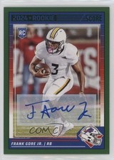 2024 Score Rookies Green Signatures Frank Gore Jr #395 Auto 1i5d