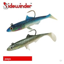 Sidewinder Joeys - Cod Bass Wrasse Pollock Sea Fishing Mullet Herring Lures