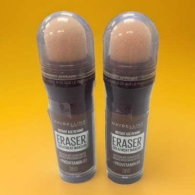 Maybelline Instant Age Rewind Eraser Treatment Makeup 360 Foundation Lot Of 2