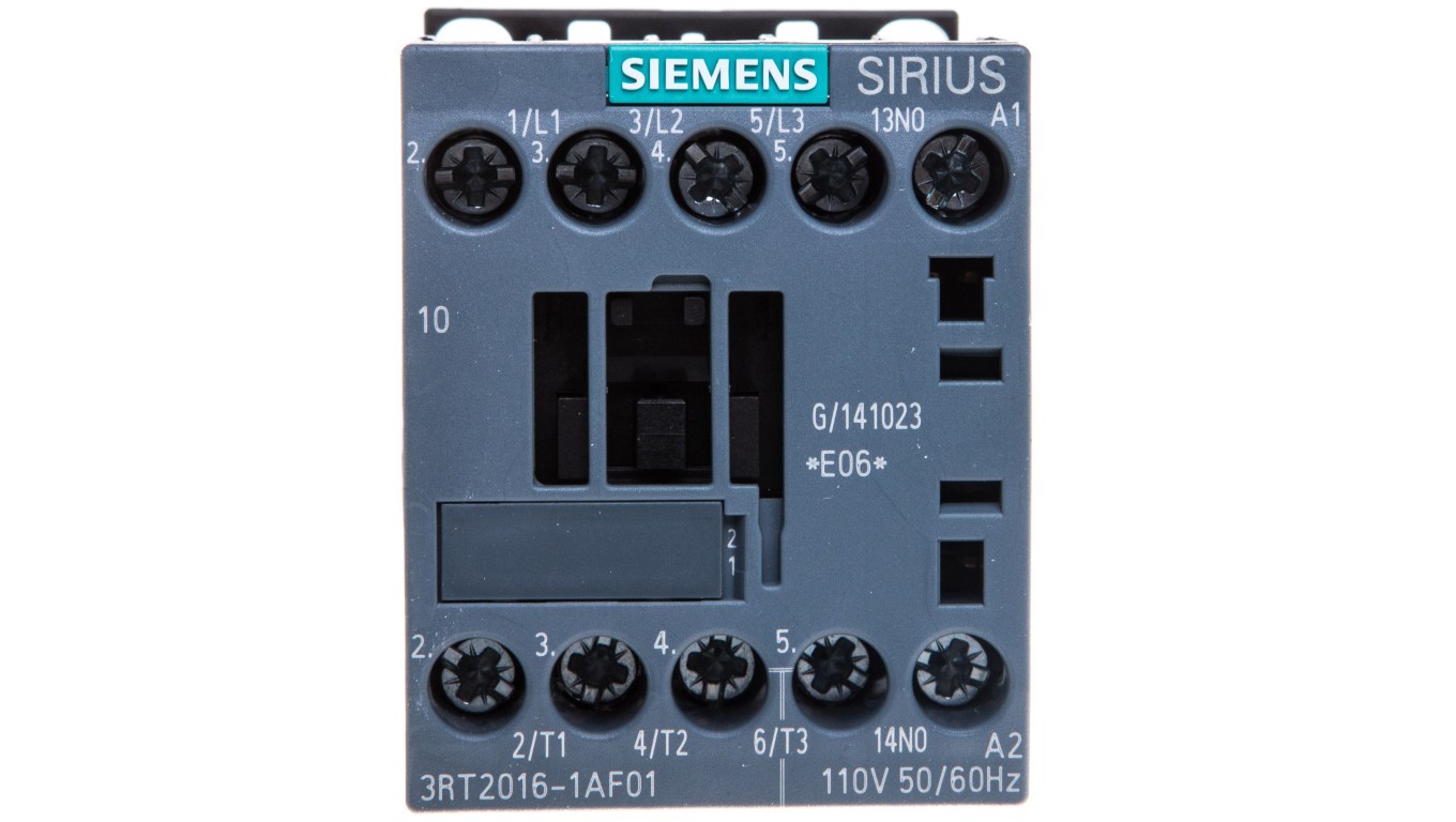 Power Contactors 9A 3P 110V AC 1Z 0R SIRIUS 3RT 3RH 3RT2016-1AF01