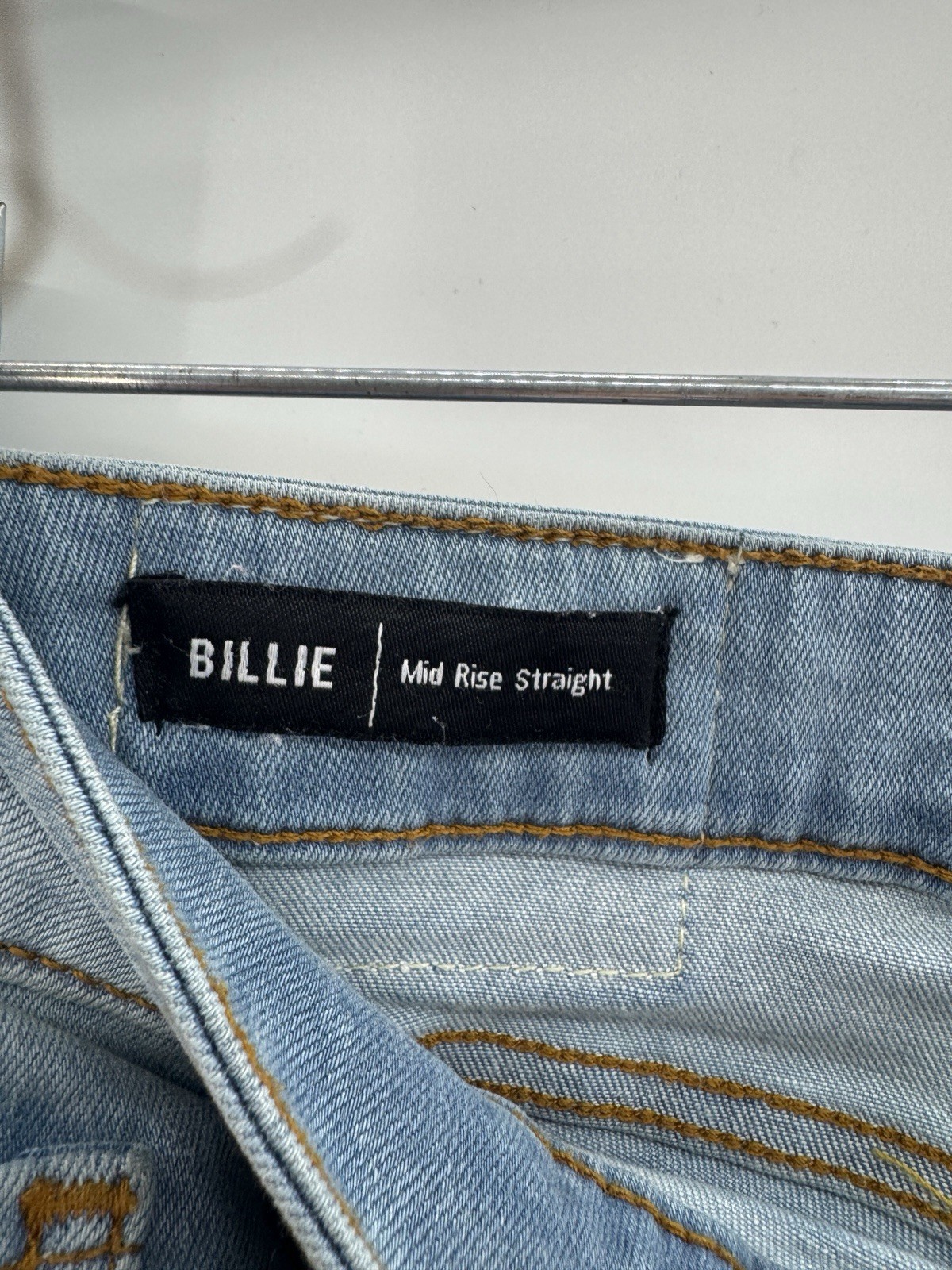 True Religion World Tour Billie Mid Ride Straight 29 Light Wash Urban Streetwear thumbnail 5