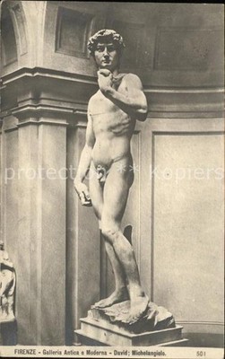 Sculptures David Michelangelo Firenze Galleria del