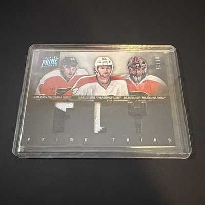 2011 Prime Trios Materials 09/15 Matt Read Ilya Bryzgalov Sean Couturier #15