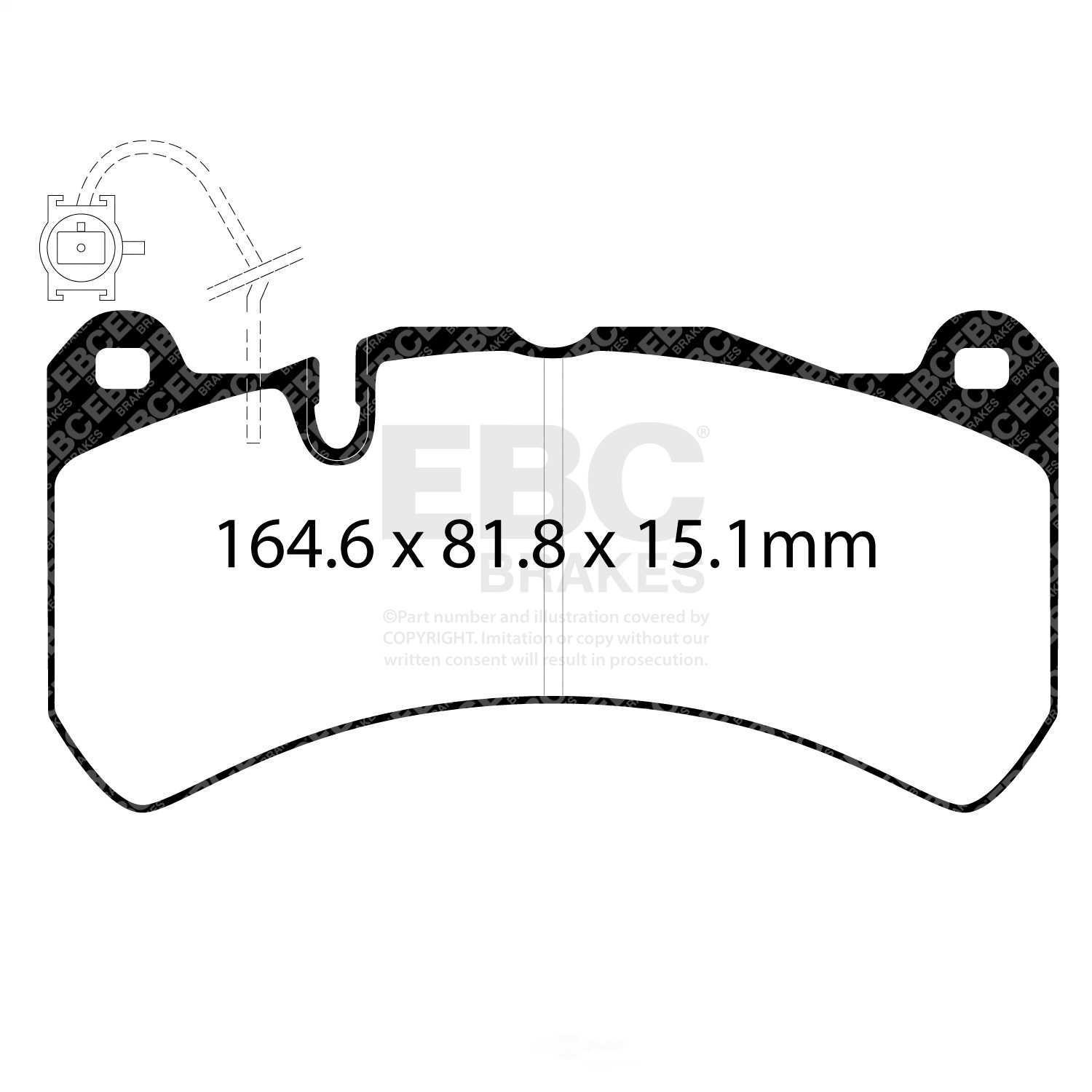 Maserati Ghibli 2014-2019 Brake pad