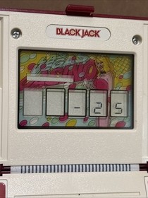 Nintendo Game and Watch Black Jack Handheld BJ-60 Multi-Screen Tested