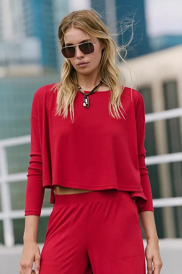 Free People - Good Feels Long Pant Set - Image 3 of 4