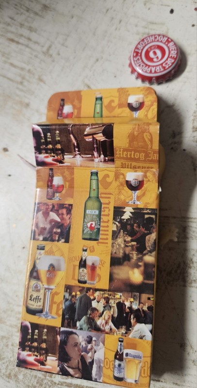 Belgium Beer Playing Cards Leffe Hoegaarden Europe Style